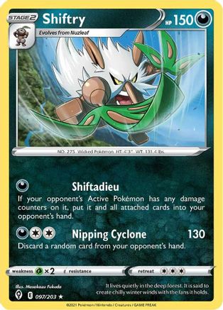 Shiftry (97)/203 Rare Reverse Holofoil