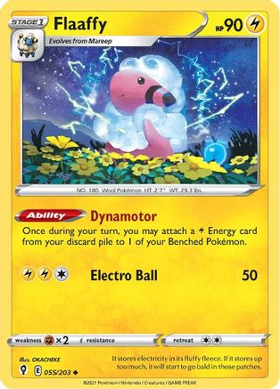 Flaaffy (55)/203 Uncommon Reverse Holofoil