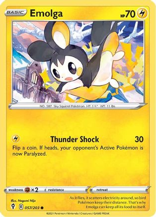 Emolga (57)/203 Common Reverse Holofoil