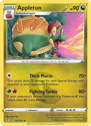 Appletun (121)/203 Rare Reverse Holofoil