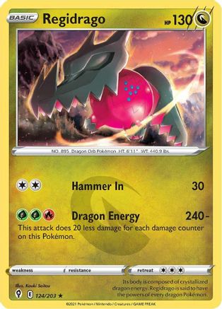 Regidrago (124)/203 Holo Rare Reverse Holofoil