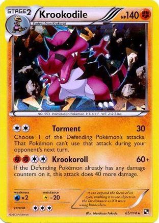 Krookodile - 65/114 (Cracked Ice Holo) (65) Promo Holofoil