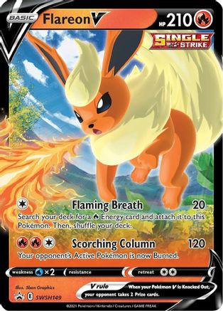 Flareon V - SWSH149 (SWSH149)/307 Promo Holofoil