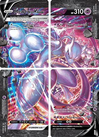 Mewtwo V-UNION [Set of 4] Promo Holofoil