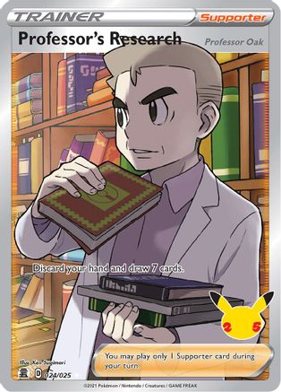 Professor's Research (Full Art) (24)/25 Ultra Rare Holofoil