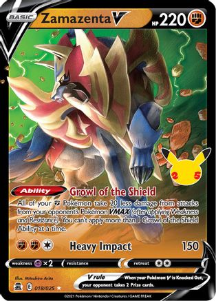 Zamazenta V (18)/25 Ultra Rare Holofoil