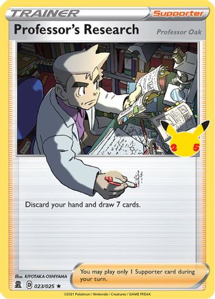 Professor's Research (23)/25 Holo Rare Holofoil