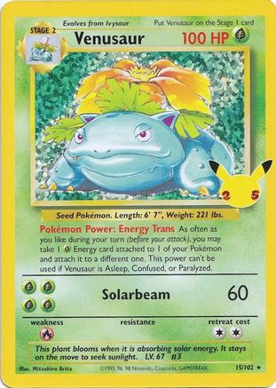 Venusaur (15) Classic Collection Holofoil