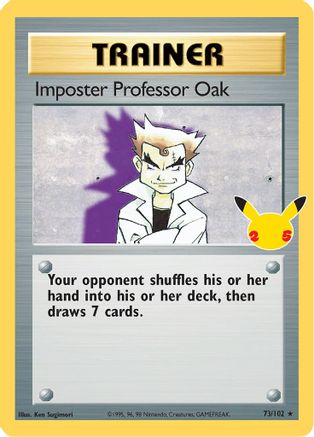 Imposter Professor Oak (73)/25 Classic Collection Holofoil