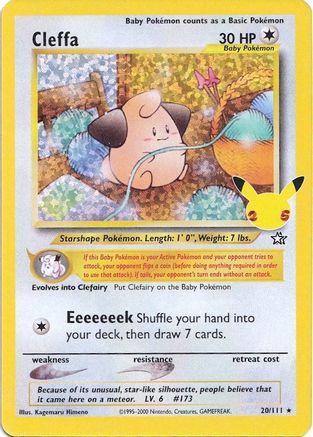 Cleffa (20)/25 Classic Collection Holofoil