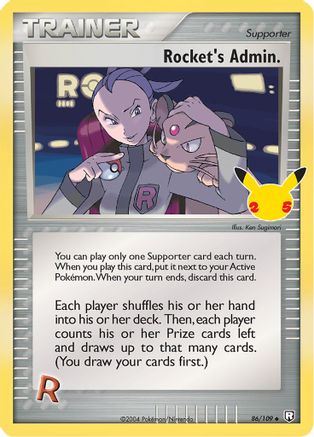 Rocket's Admin. (86)/25 Classic Collection Holofoil