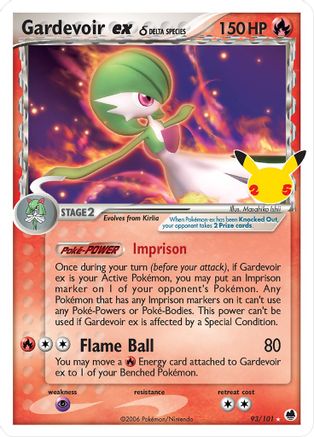 Gardevoir ex (Delta Species) (93)/25 Classic Collection Holofoil