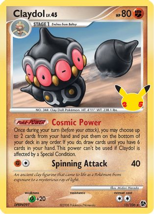Claydol (15)/25 Classic Collection Holofoil