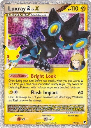 Luxray GL LV.X (109)/25 Classic Collection Holofoil