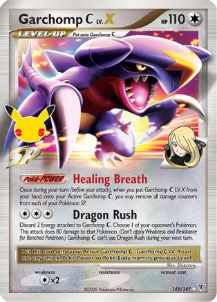 Garchomp C LV.X (145)/25 Classic Collection Holofoil