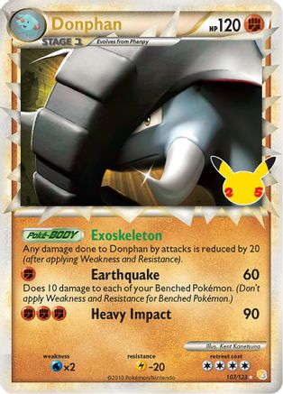 Donphan (Prime) (107)/25 Classic Collection Holofoil