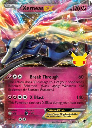 Xerneas EX (97)/25 Classic Collection Holofoil