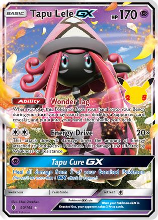 Tapu Lele GX (60)/25 Classic Collection Holofoil