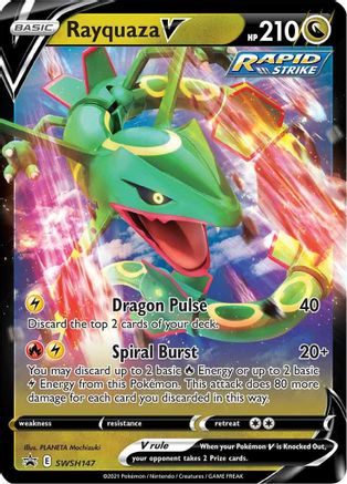 Rayquaza V - SWSH147 (SWSH147)/307 Promo Holofoil