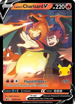 Lance's Charizard V - SWSH133 (SWSH133)/307 Promo Holofoil