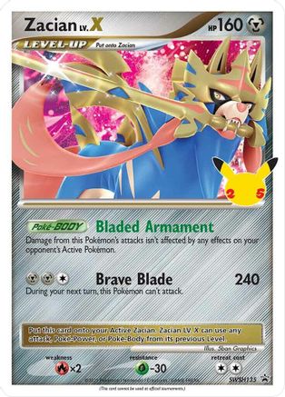 Zacian LV. X - SWSH135 (SWSH135)/307 Promo Holofoil