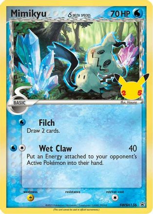 Mimikyu (Delta Species) - SWSH136 (SWSH136)/307 Promo Holofoil