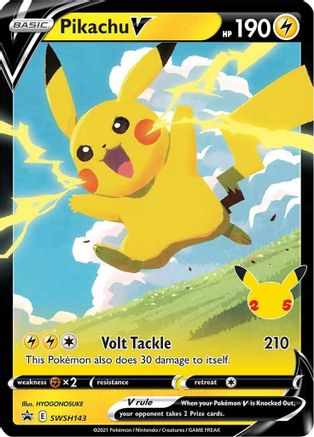 Pikachu V - SWSH143 (SWSH143)/307 Promo Holofoil