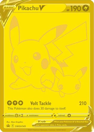 Pikachu V - SWSH145 (SWSH145)/307 Promo Holofoil
