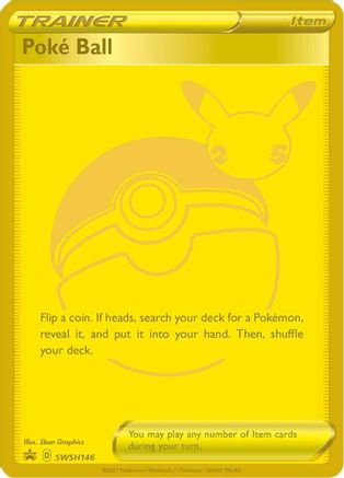 Poke Ball - SWSH146 (SWSH146)/307 Promo Holofoil (Cabinet-NM)