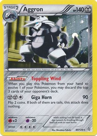 Aggron - 80/124 (Cosmos Holo) (80) Promo Holofoil