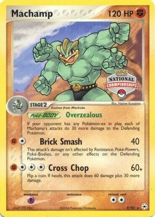 Machamp - 9/101 (National Championships) (9) Promo Holofoil