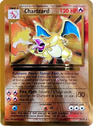 Charizard (Celebrations Metal Card) (4) Promo Holofoil