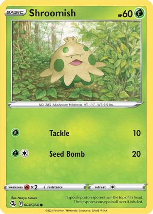 Shroomish (4)/264 Common Reverse Holofoil