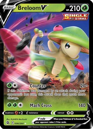 Breloom V (6)/264 Ultra Rare Holofoil