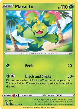 Maractus (12)/264 Rare Reverse Holofoil