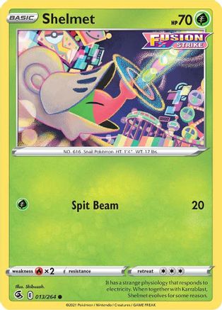 Shelmet (13)/264 Common Reverse Holofoil