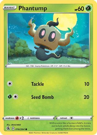 Phantump (16)/264 Common Reverse Holofoil