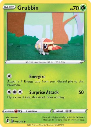 Grubbin (18)/264 Common Reverse Holofoil