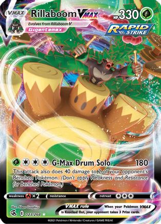 Rillaboom VMAX (23)/264 Ultra Rare Holofoil