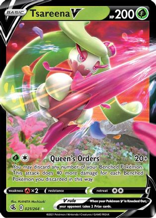 Tsareena V (21)/264 Ultra Rare Holofoil
