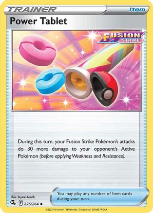 Power Tablet (236)/264 Uncommon Reverse Holofoil