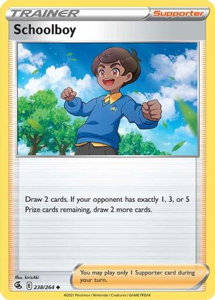 Schoolboy (238)/264 Uncommon Reverse Holofoil