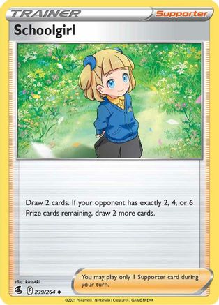 Schoolgirl (239)/264 Uncommon Reverse Holofoil