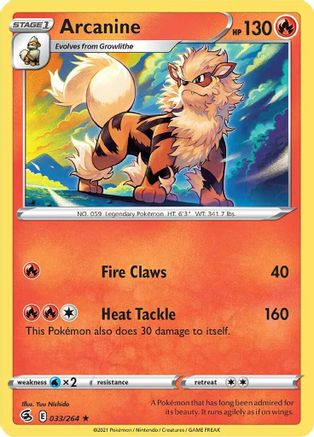 Arcanine (33)/264 Rare