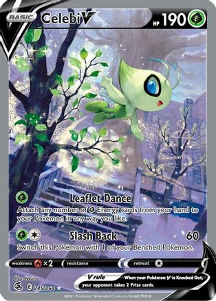 Celebi V (Alternate Full Art) (245)/264 Ultra Rare Holofoil