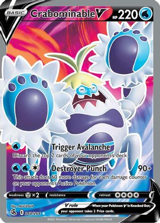 Crabominable V (Full Art) (248)/264 Ultra Rare Holofoil