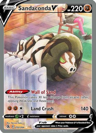 Sandaconda V (Alternate Full Art) (252)/264 Ultra Rare Holofoil