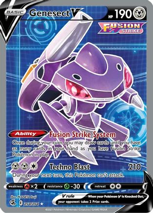 Genesect V (Full Art) (254)/264 Ultra Rare Holofoil