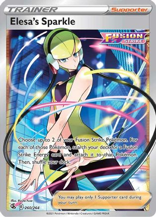 Elesa's Sparkle (Full Art) (260)/264 Ultra Rare Holofoil