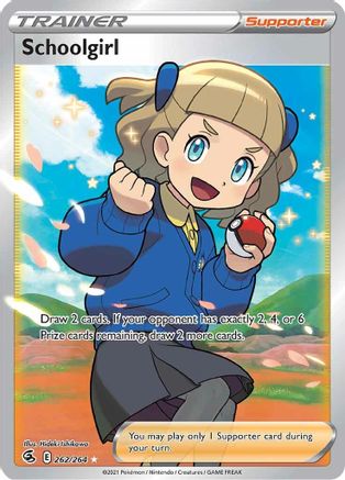 Schoolgirl (Full Art) (262)/264 Ultra Rare Holofoil